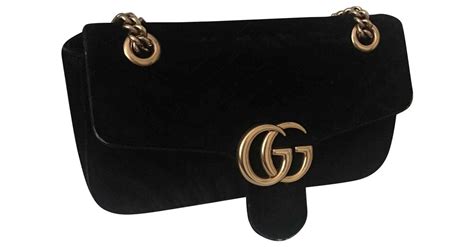 gucci marmont velours noir|gucci marmont velvet crossbody.